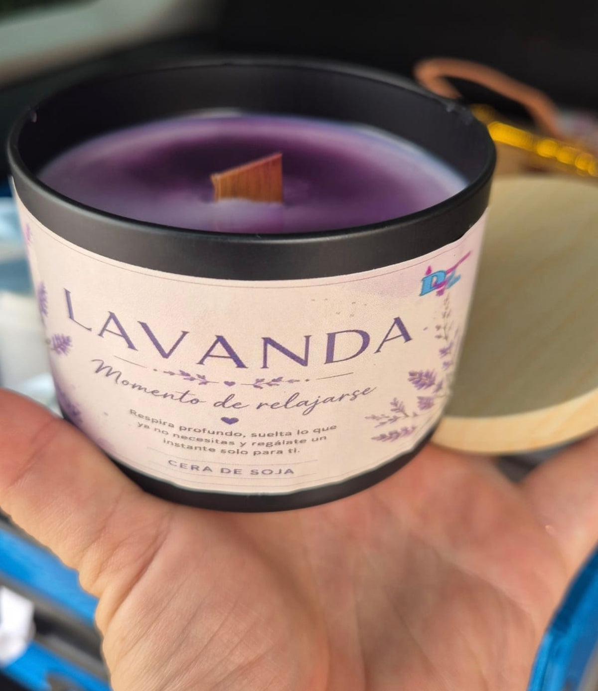 Vela lavanda