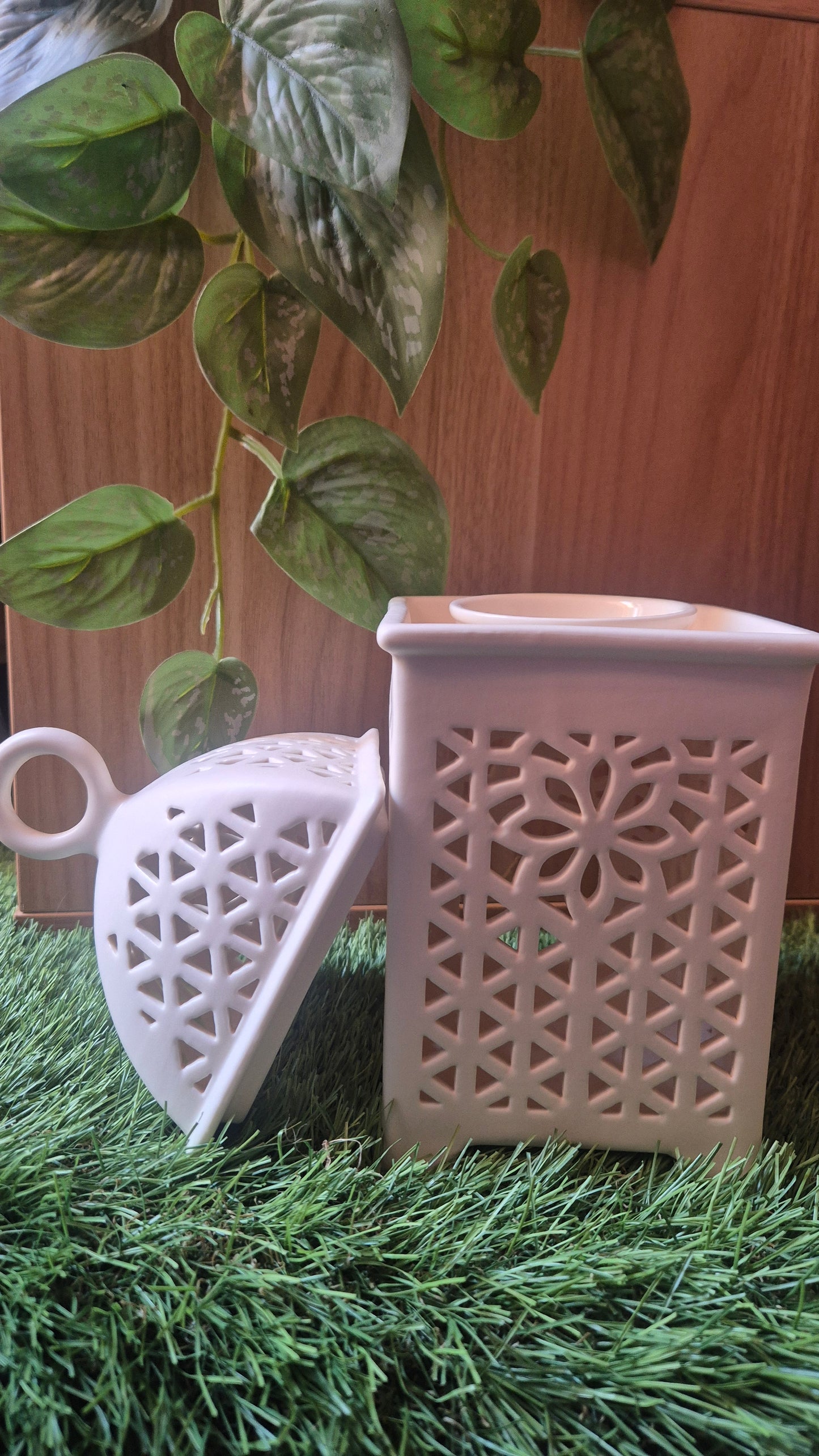 Quemador de wax melts y inciensos ALAMBRA
